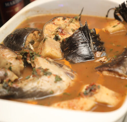 WHOLE CATFISH PEPPER SOUP