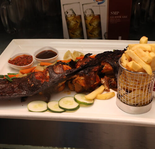 SPECIAL GRILLED WHOLE CAT FISH